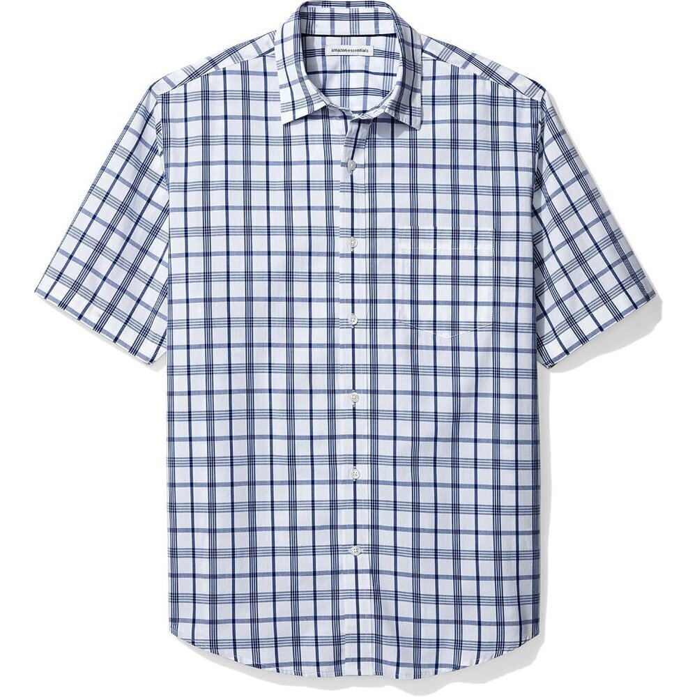 Men's Regular-Fit Short-Sleeve Poplin Shirt